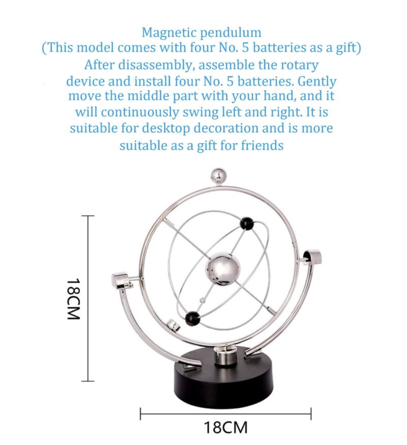 1pc Astronomical Newton Pendulum Perpetual Motion Chaos Decoration - Image 5