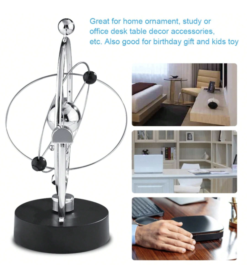 1pc Astronomical Newton Pendulum Perpetual Motion Chaos Decoration - Image 3
