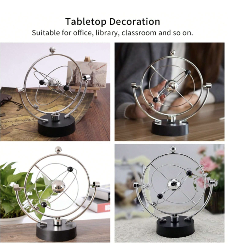 1pc Astronomical Newton Pendulum Perpetual Motion Chaos Decoration - Image 4
