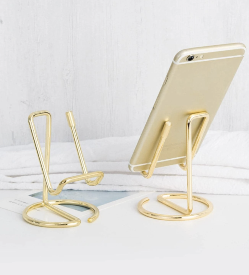 Stainless Steel Desktop Phone Holder